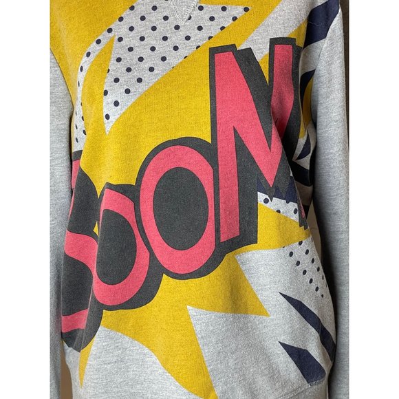 Worn one!! 3.1 Phillip Lim Target Gray Boom Graphic Sweatshirt - Picture 9 of 11